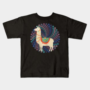 Llama Shirt For Women Mother's Day Gift For Alpaca Lovers Kids T-Shirt